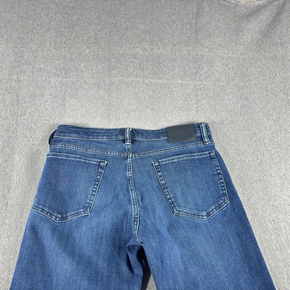 Bonobos The Blue Jean Mens 33x30 27" Athletic Fit Dark Denim Straight Stretch